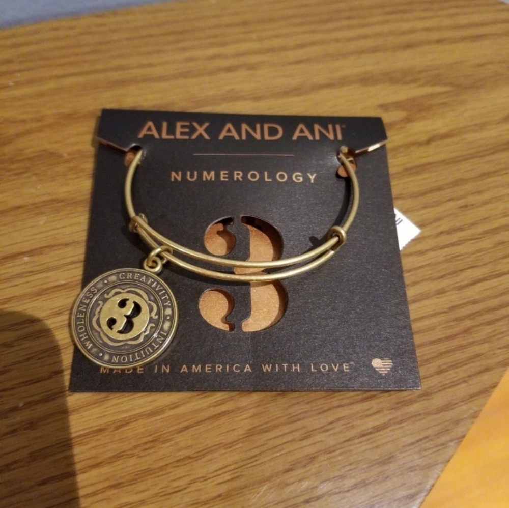 Alex and Ani Numerology 3 Bangle